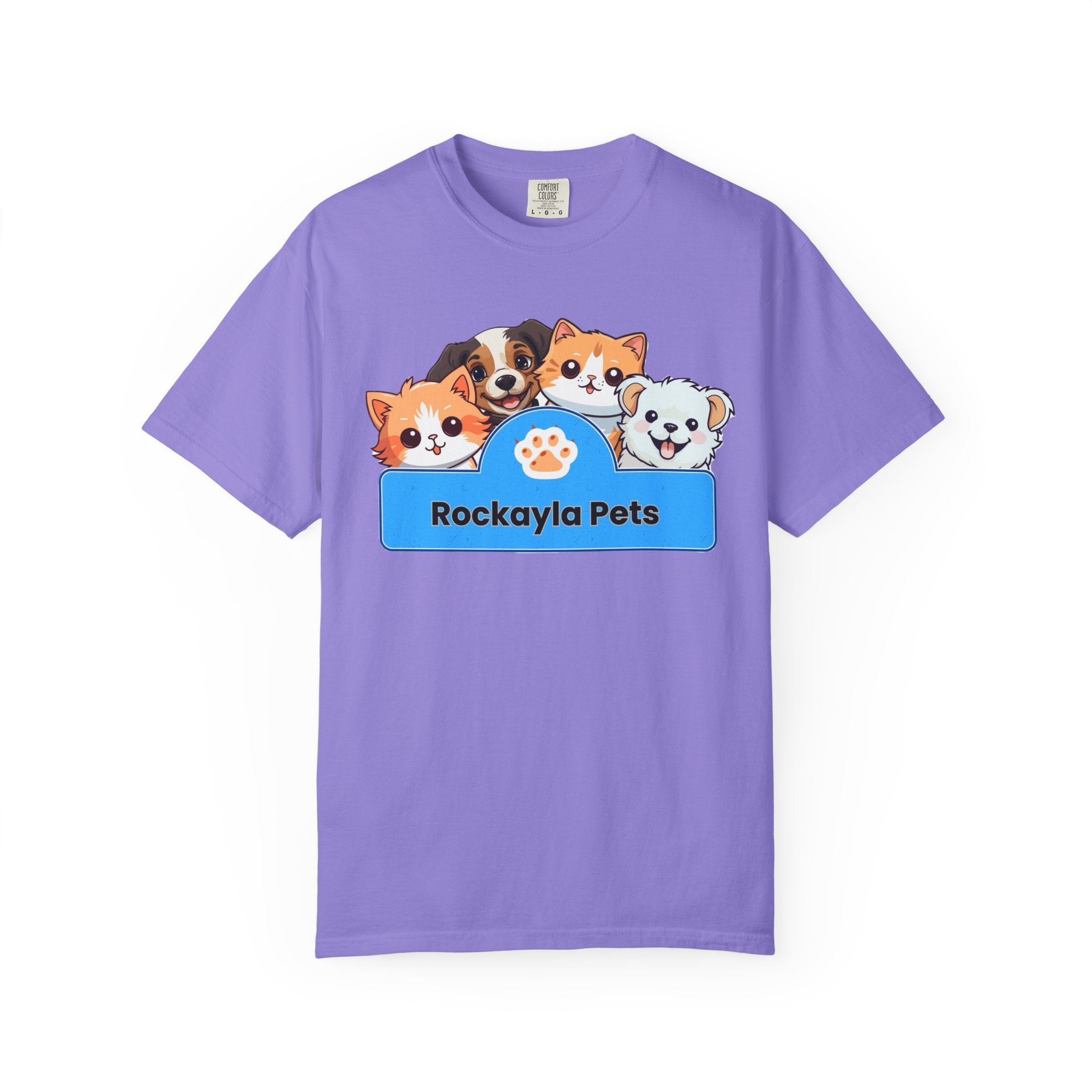 Rockayla Pets Cute Puppy & Kitten Graphic T-Shirt