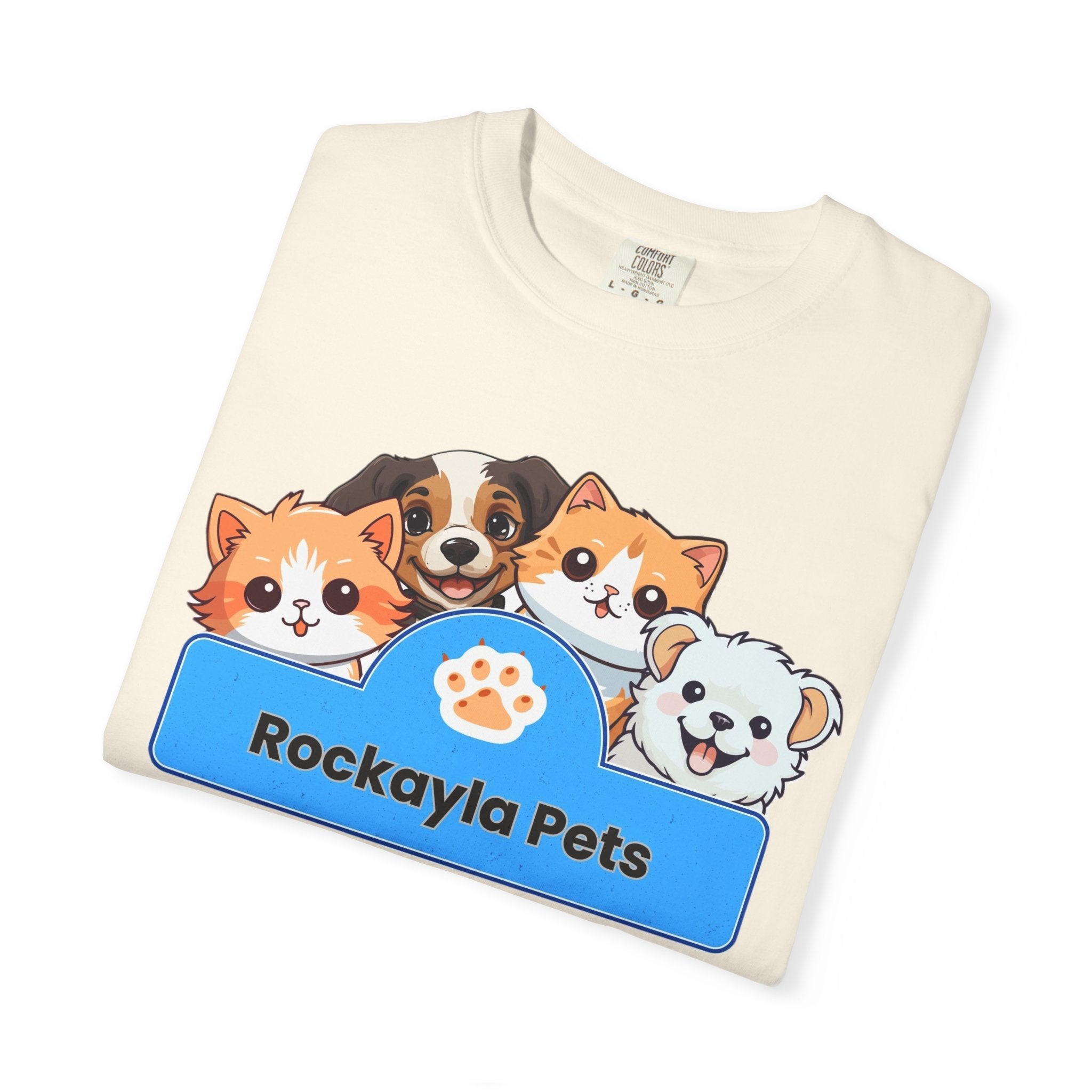 Rockayla Pets Cute Puppy & Kitten Graphic T-Shirt