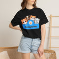 Rockayla Pets Cute Puppy & Kitten Graphic T-Shirt