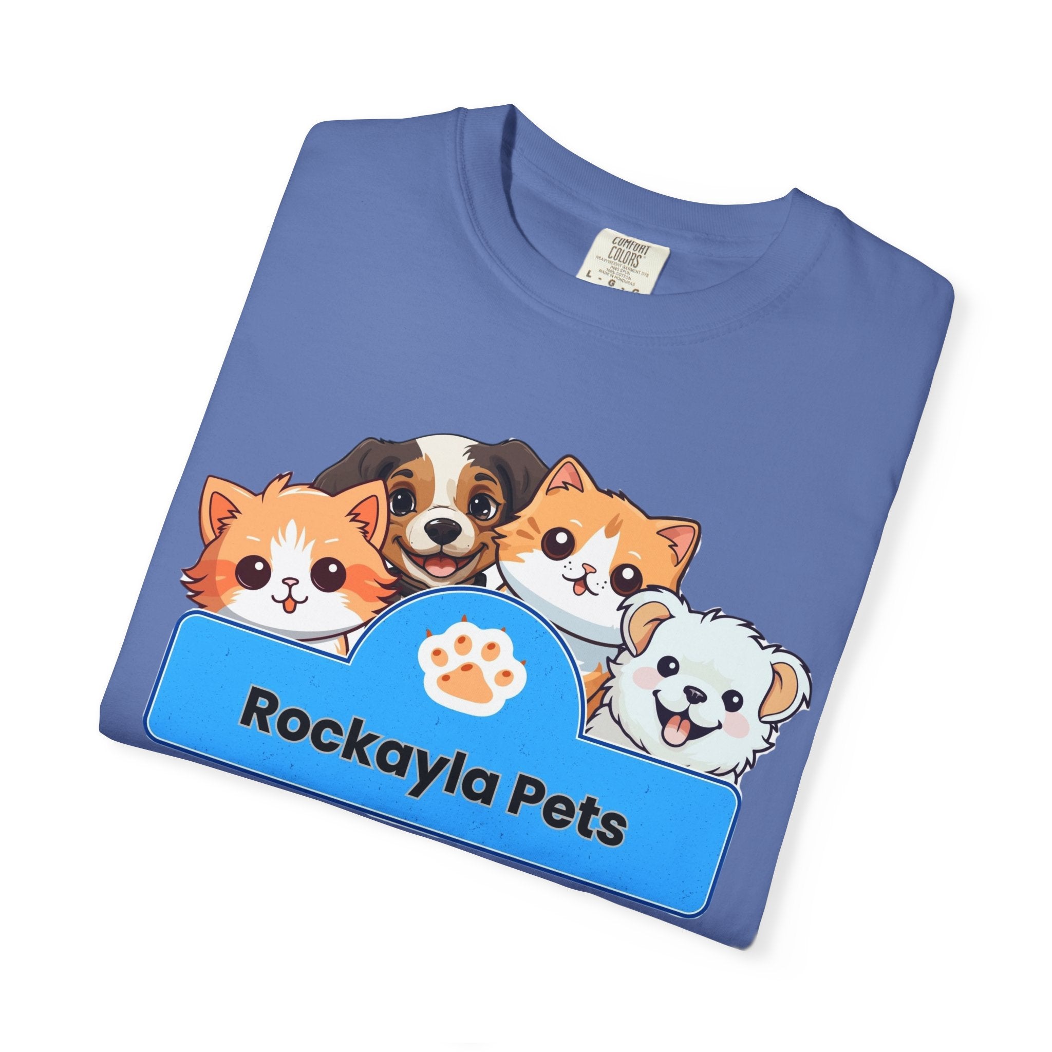 Rockayla Pets Cute Puppy & Kitten Graphic T-Shirt