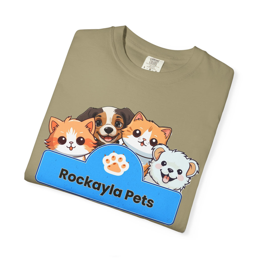 Rockayla Pets Cute Puppy & Kitten Graphic T-Shirt
