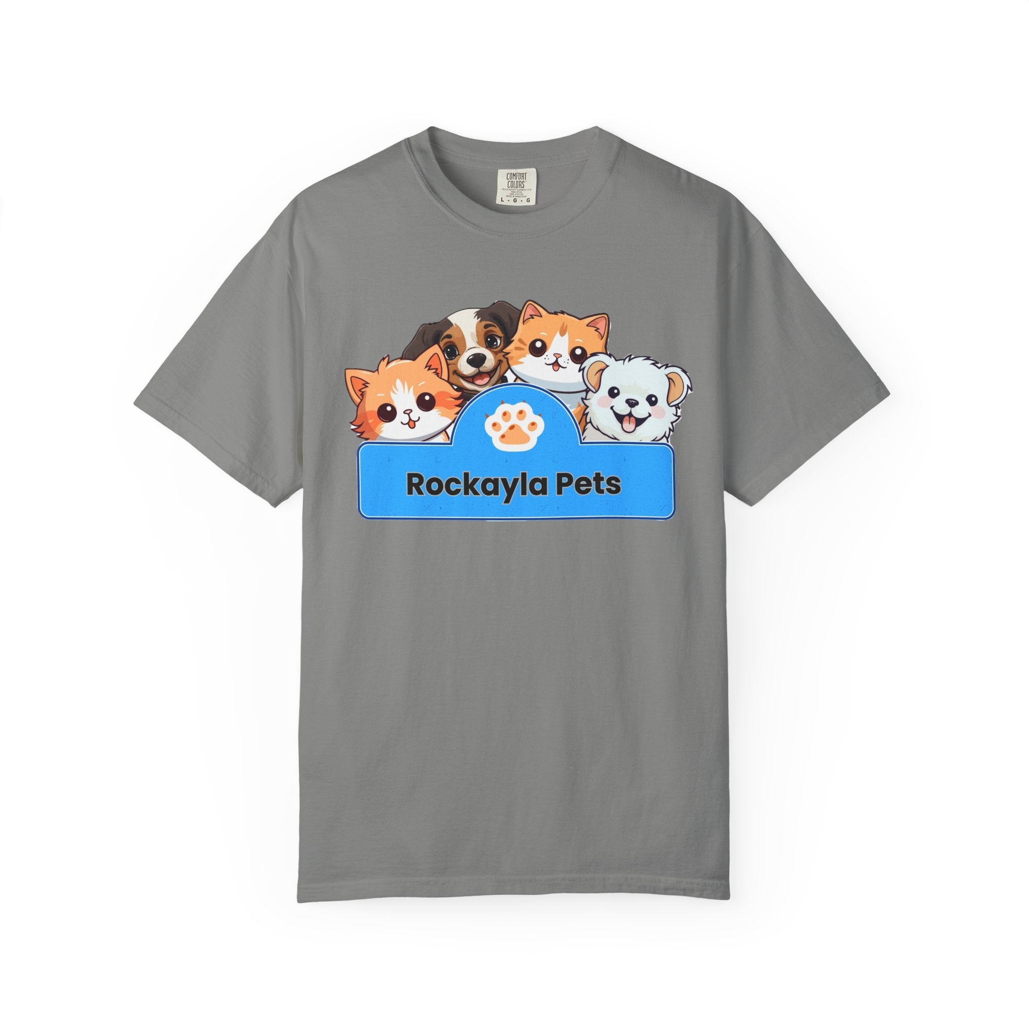 Rockayla Pets Cute Puppy & Kitten Graphic T-Shirt