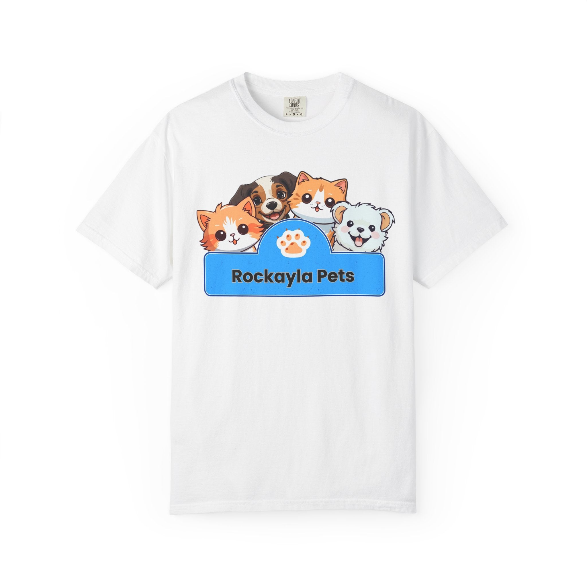 Rockayla Pets Cute Puppy & Kitten Graphic T-Shirt