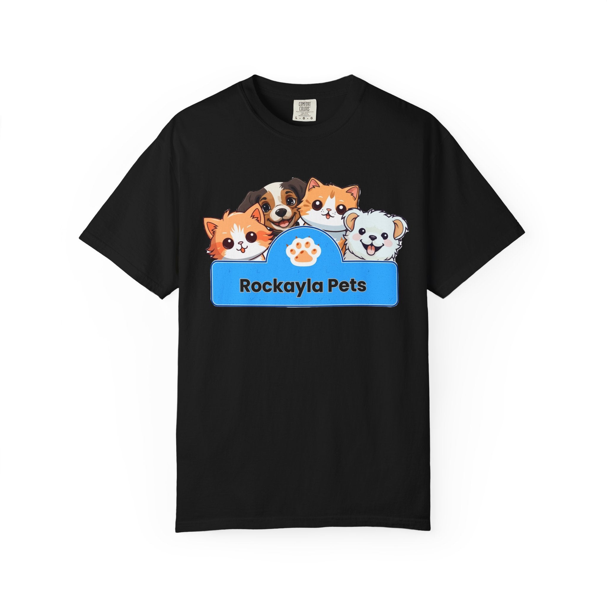 Rockayla Pets Cute Puppy & Kitten Graphic T-Shirt