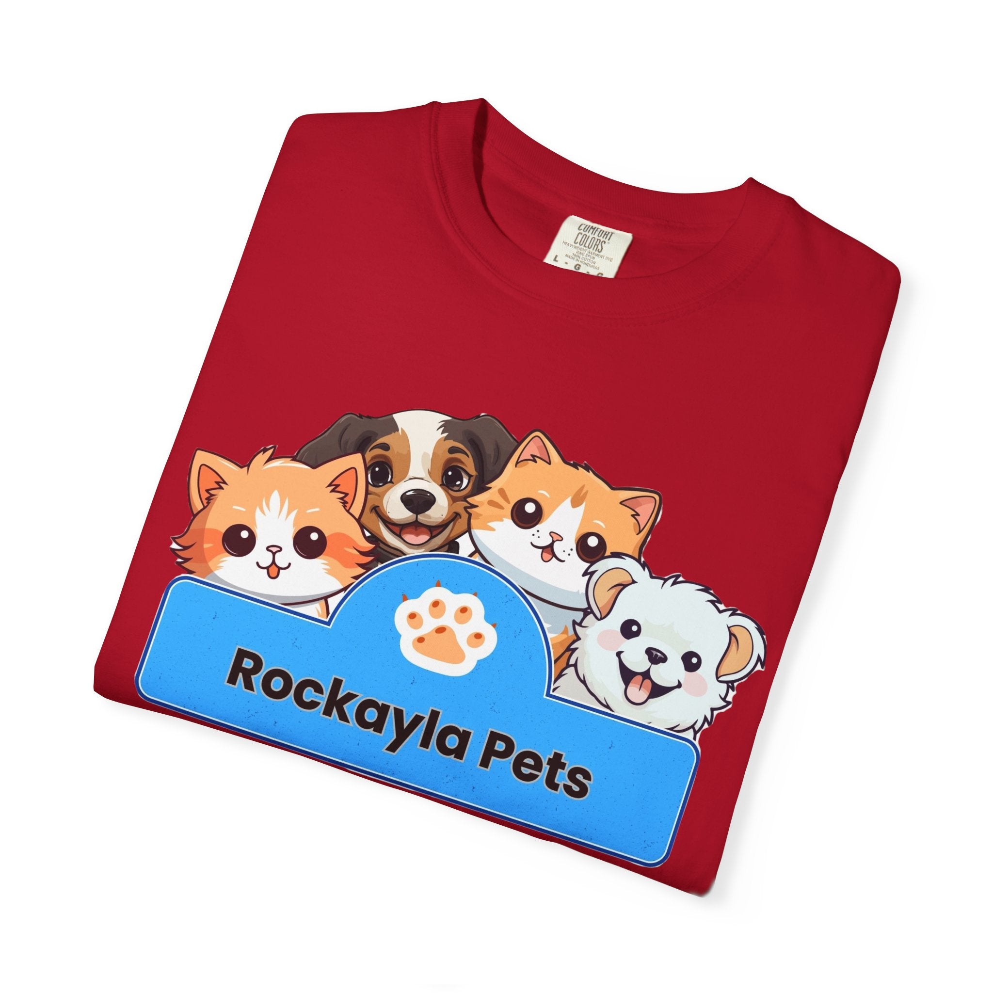 Rockayla Pets Cute Puppy & Kitten Graphic T-Shirt
