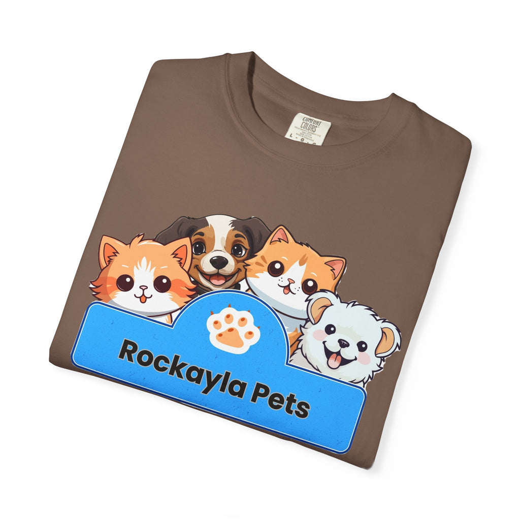 Rockayla Pets Cute Puppy & Kitten Graphic T-Shirt