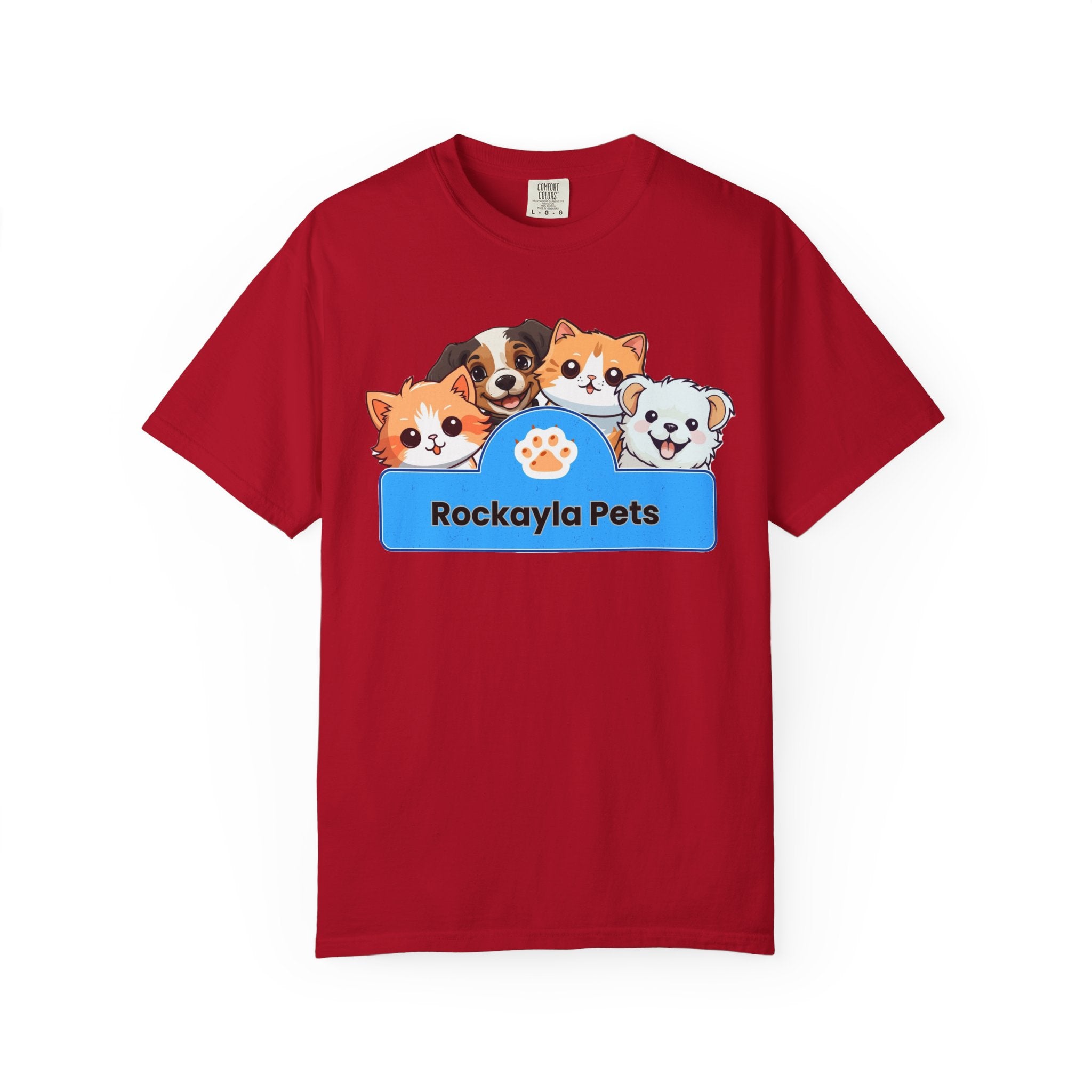 Rockayla Pets Cute Puppy & Kitten Graphic T-Shirt