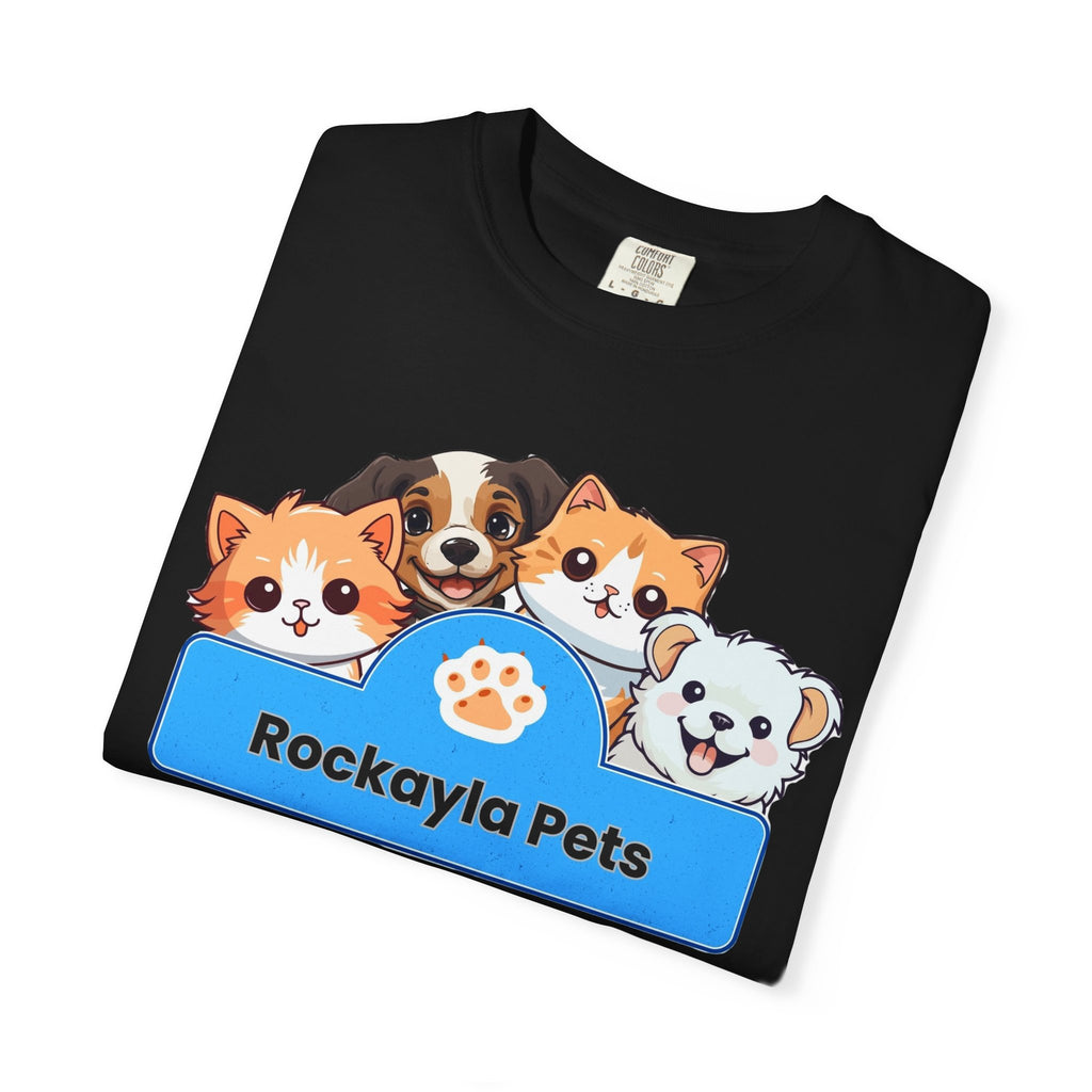 Rockayla Pets Cute Puppy & Kitten Graphic T-Shirt
