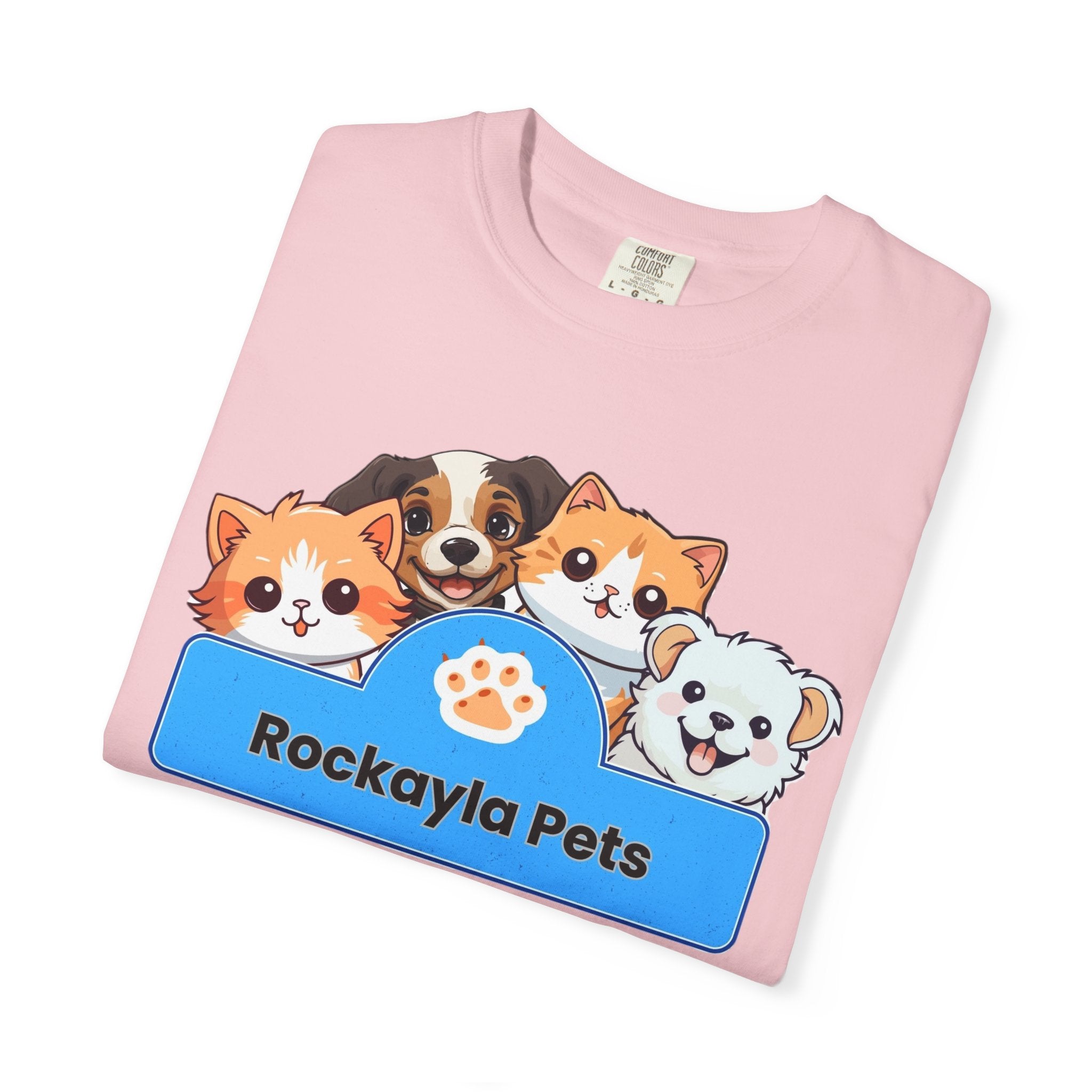 Rockayla Pets Cute Puppy & Kitten Graphic T-Shirt