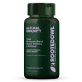 Green supplement bottle with Natural Immunity label for dogs and cats